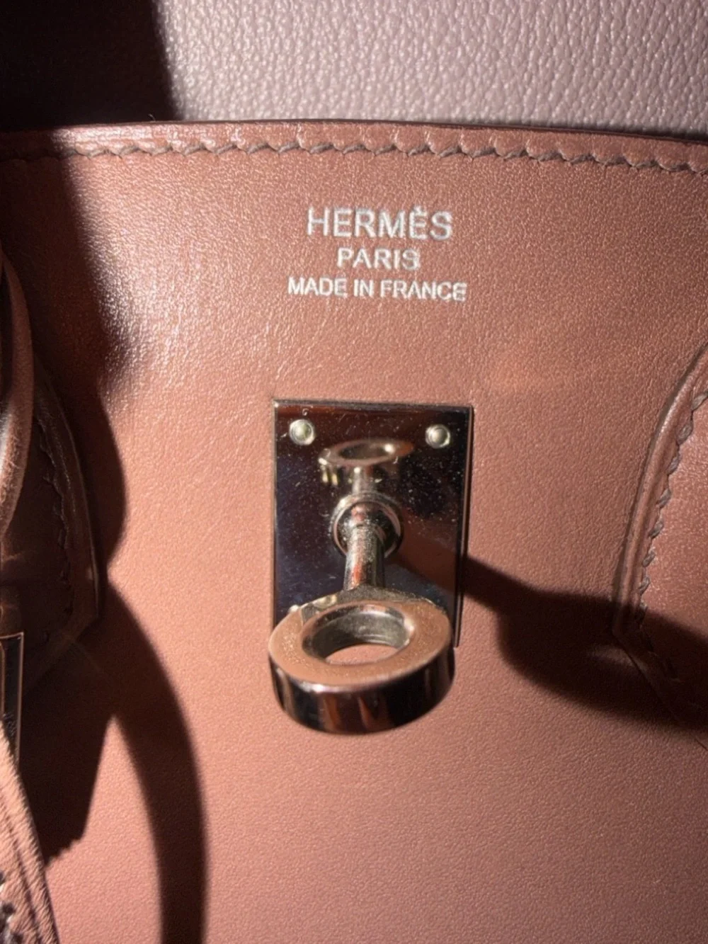 Hermes Birkin 25 Griolet Tadelakt With Palladium Hardware